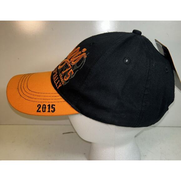 Sturgis Motorcycle Rally Hat Cap 75th 2015 Black Hills Strap Back NWT - Picture 3 of 11